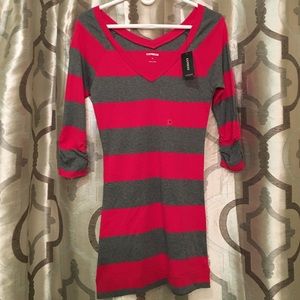 NWT! Express stripped shirt or dress!!