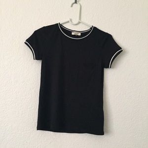 Black Crop Top