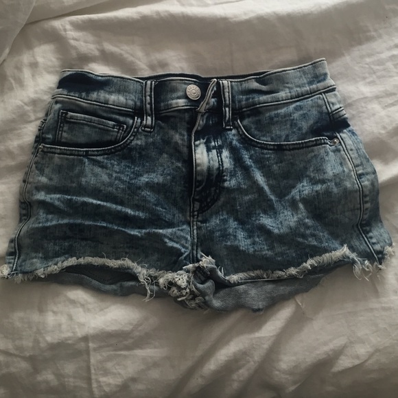 Express denim shorts
