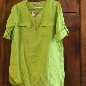 Company by Ellen Tracy Linen Tunic NWT FLASH SALE