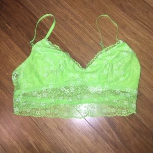 Gilly hicks bright green Bralette