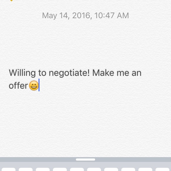 Make me an offer!
