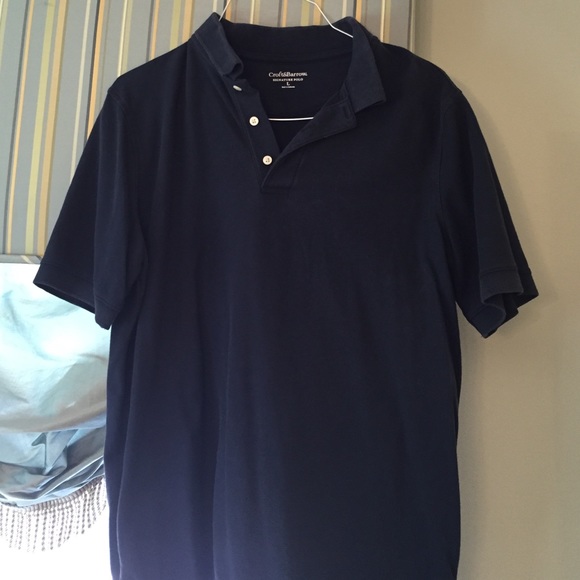 Navy men's polo shirt