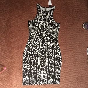 H&M High Neck Bodycon Dress