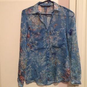 ZARA floral blouse - XS