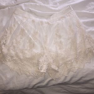 Lace shorts
