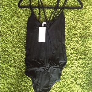 black leotard