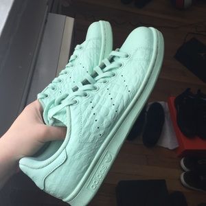 Rare Reptile Stan Smiths Mint Adidas