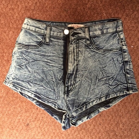 High Waisted Denim Shorts
