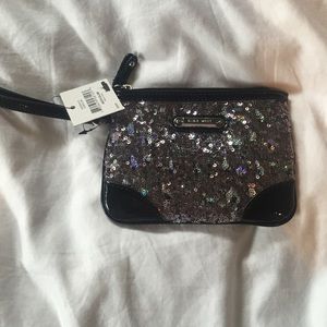 Nine West sequin wristlet