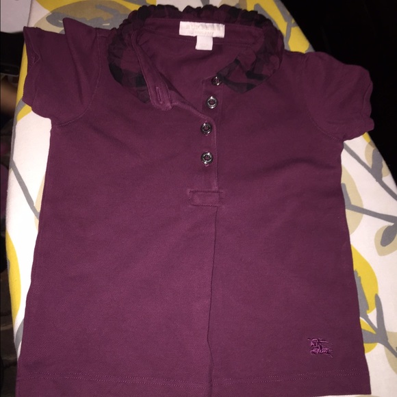 Girl Burberry toddler polo