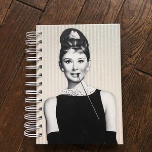 Breakfast at Tiffany's Audrey Hepburn notebook