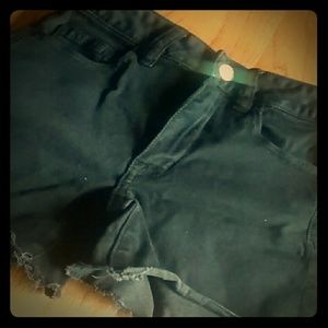 highwaisted back shorts