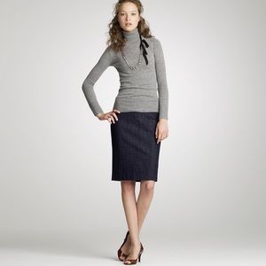 J. Crew Denim Pencil Skirt