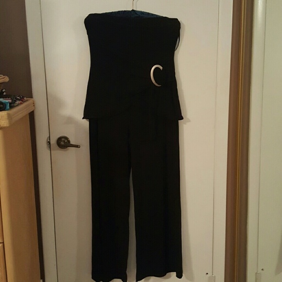 Black strapless dressy jumper