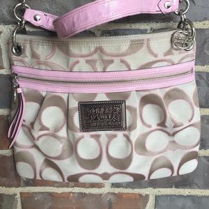 Coach poppy cross body bag