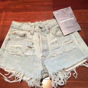 Levi 501 high waisted jeans