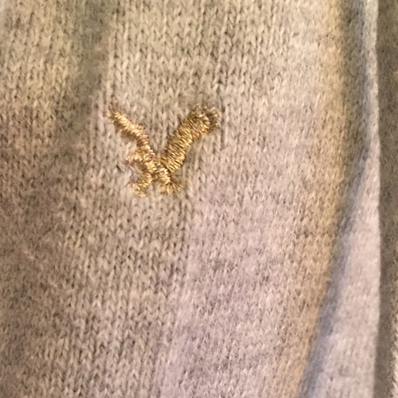 American Eagle Outfitters gray hooded sweater. - Picture 2 of 4