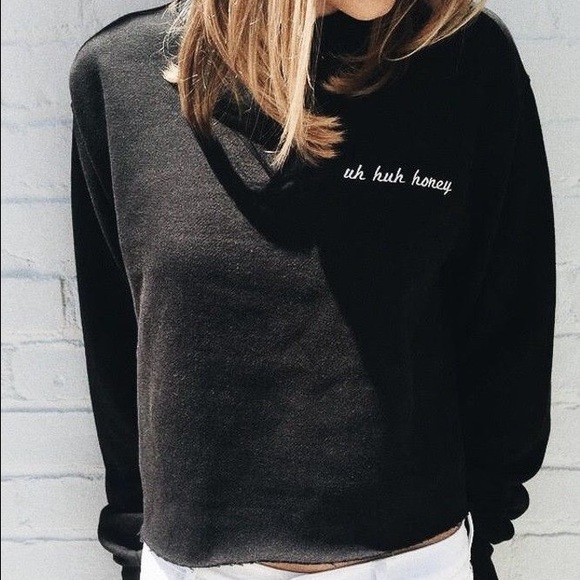 Uh huh honey brandy sweater