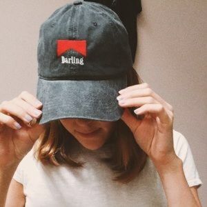 Brandy Melville Grey Darling Hat