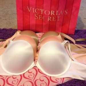 NWOT!!! 3 stunning Victoria's Secret push up bras