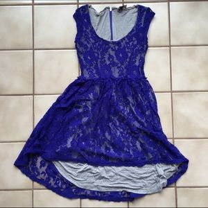 Blue Lace ASOS dress