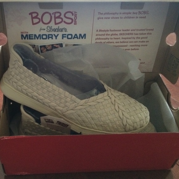 Bobs from Sketchers with memory foam size 8