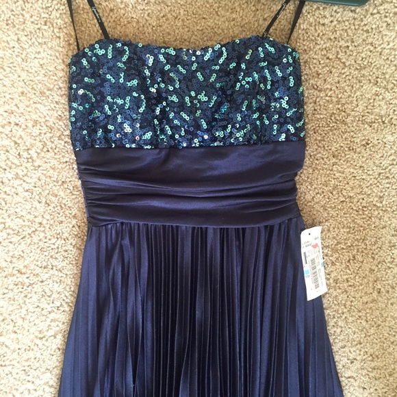 Midnight Blue Prom Dress