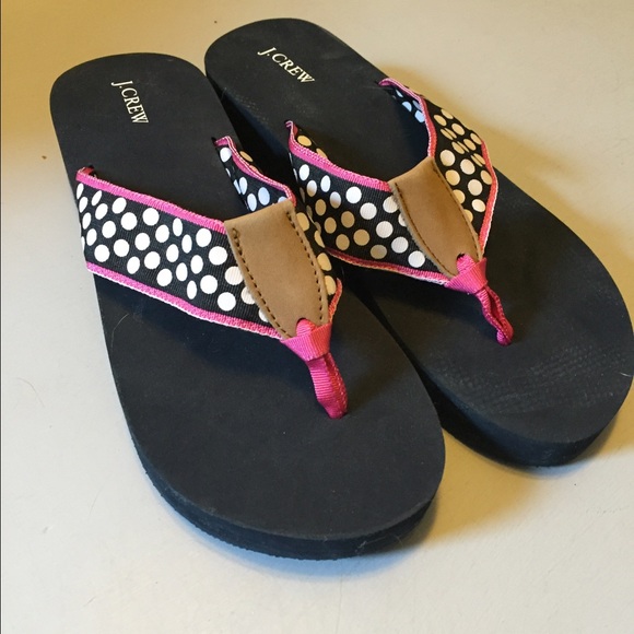 J crew platform flip flops. Never worn!