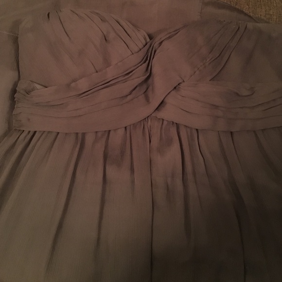 🆕 $220 J. Crew brown strapless Taryn dress - Picture 4 of 4