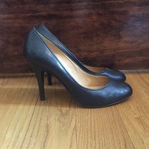 JCrew Leather Mona Pumps