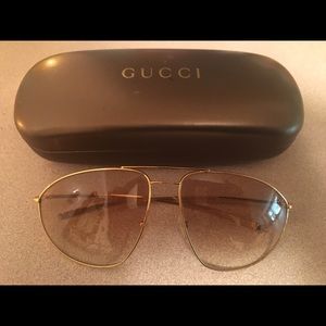 Authentic Vintage Gucci Gold Aviators!