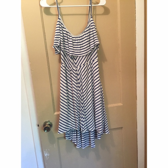 Blue and white striped dress! 💕