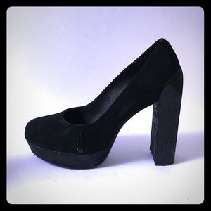 Anthropologie Faryl Robin Platform Pump, Sz 6 1/2