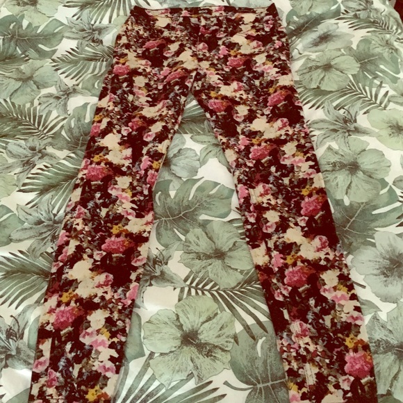 Floral Jeans
