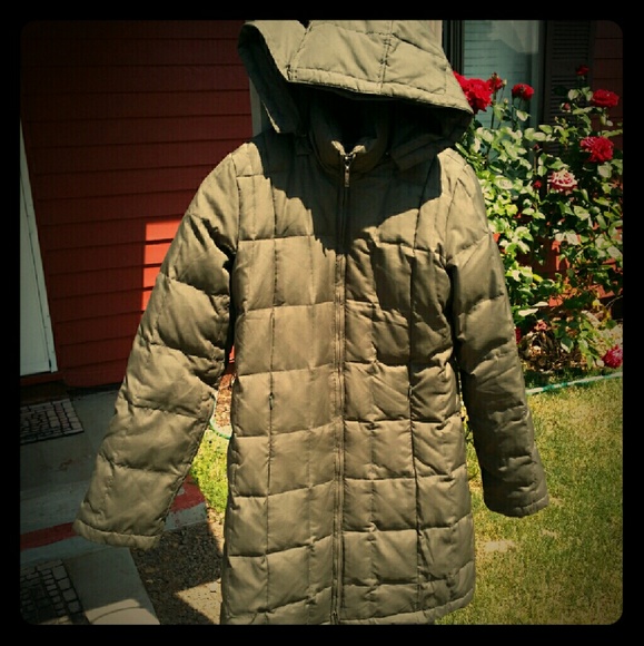 Long down jacket