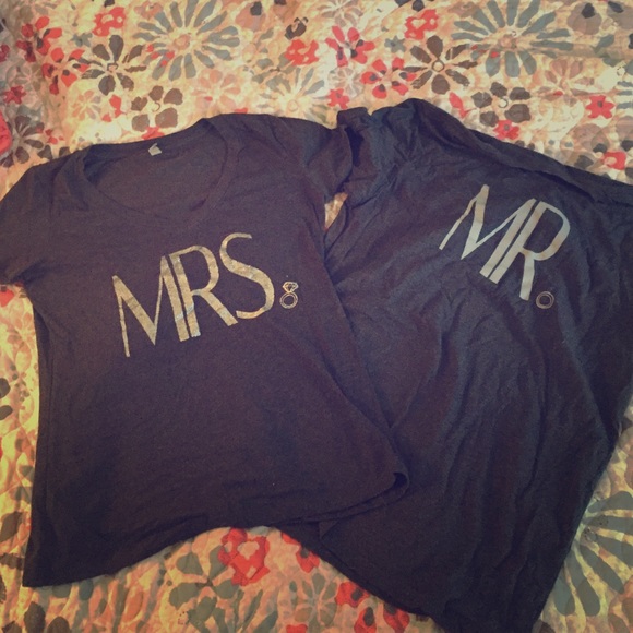 Bride and groom shirt