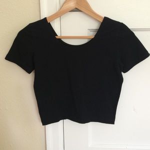 Black Crop Top