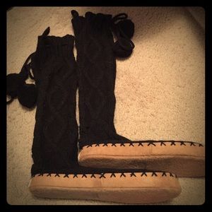 Pink Victoria's Secret slippers