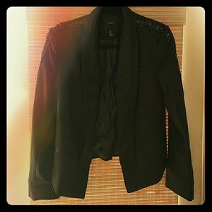 Black Beaded Blazer