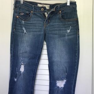 HOLLISTER ripped skinny jeans size 3 short