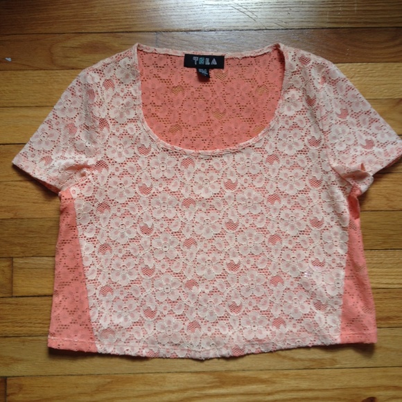 Lace crop top