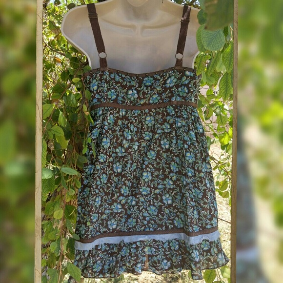 ??SOLD!??Free People Floral Babydoll Top - Picture 2 of 4