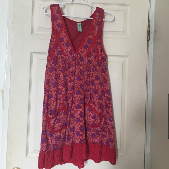 Free People Sleeveless Floral Summer Dress