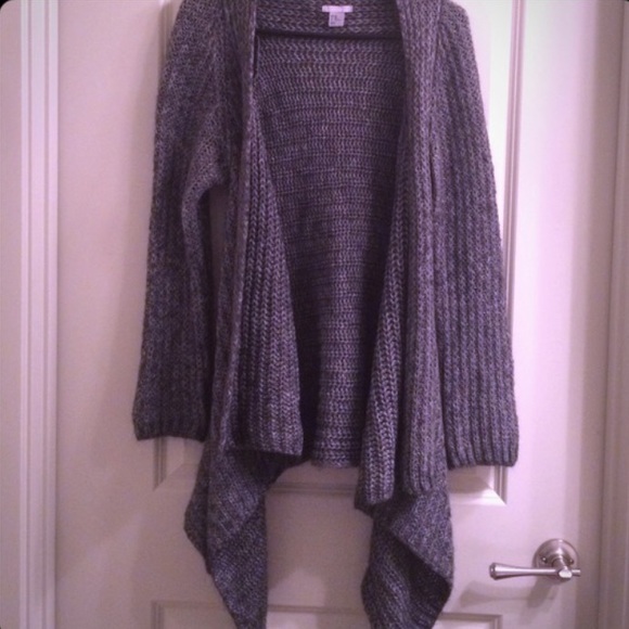 Open knit cardigan