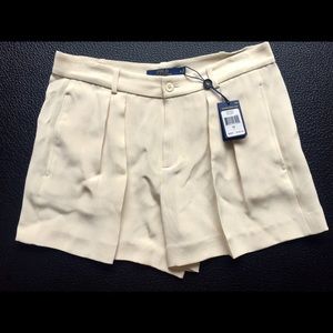 NWT 100% Silk Polo Ralph Lauren shorts