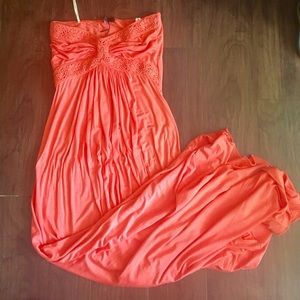 Saks 5th Avenue Sky coral/orange dress