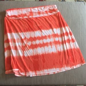 Faded Glory XXL/2XG (20) tie die skirt