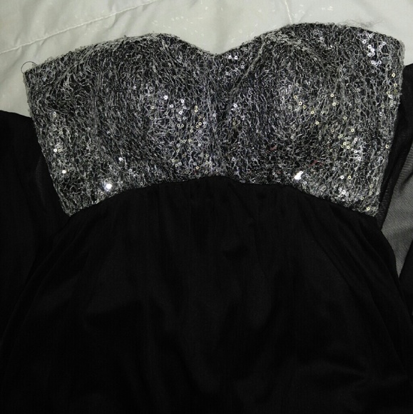Black Sequin Homecoming dress