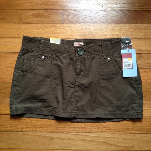 olive corduroy skirt